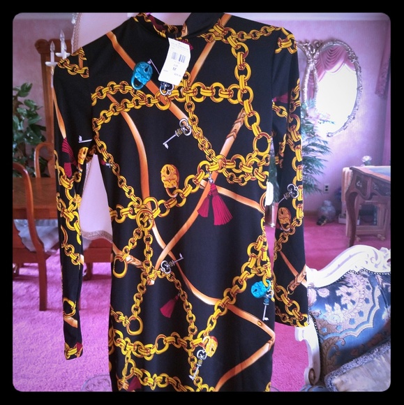 fashion nova chain dress